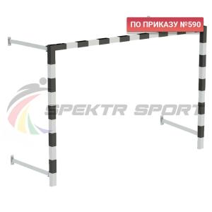Купить Ворота мини-футбольные складные без сетки 2х3х0,5 м. (к-кт) в Кыштыме 